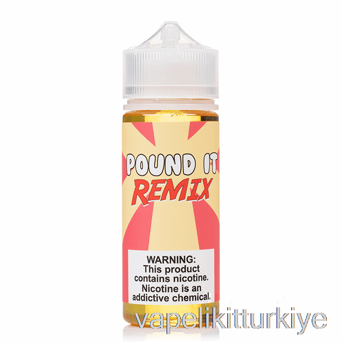 Vape Elektronik Sigara Pound It Remix - Yiyecek Savaşçısı - 120ml 6mg